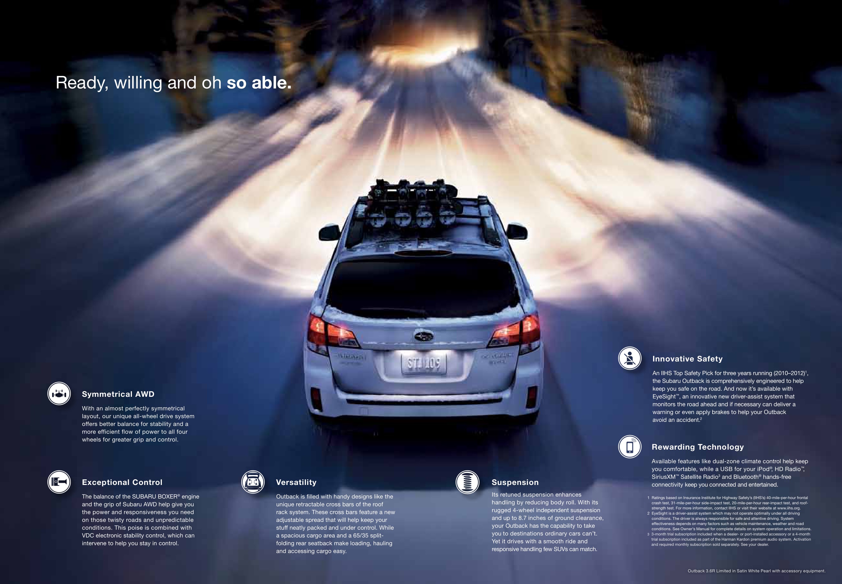 2013 Subaru Outback Brochure Page 11